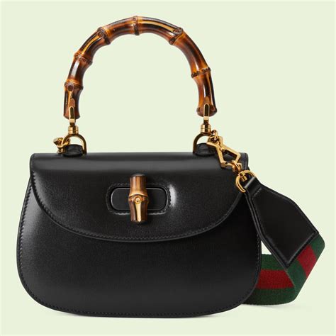 bolsa gucci alça bambu|bolso gucci bamboo.